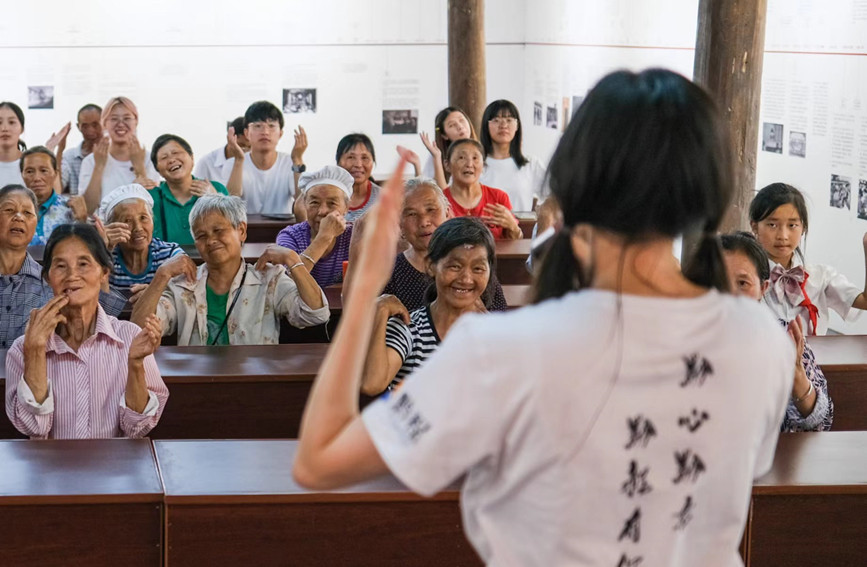 天津大學(xué)實(shí)踐隊開(kāi)展暑期社會(huì )實(shí)踐。天津大學(xué)供圖